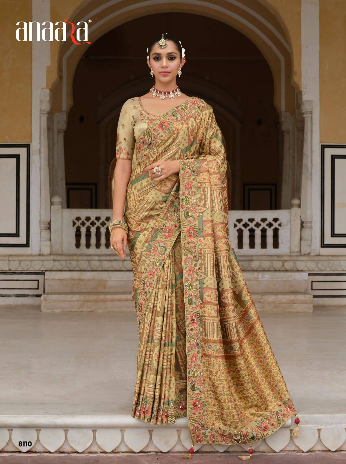 Anaara-8100 Series By Tathastu 8101 to 8111 Series Indian Traditional Bridal Wear Collection Beautiful Stylish Fancy Colorful Party Wear & Occasional Wear Silk Sarees At Wholesale Price